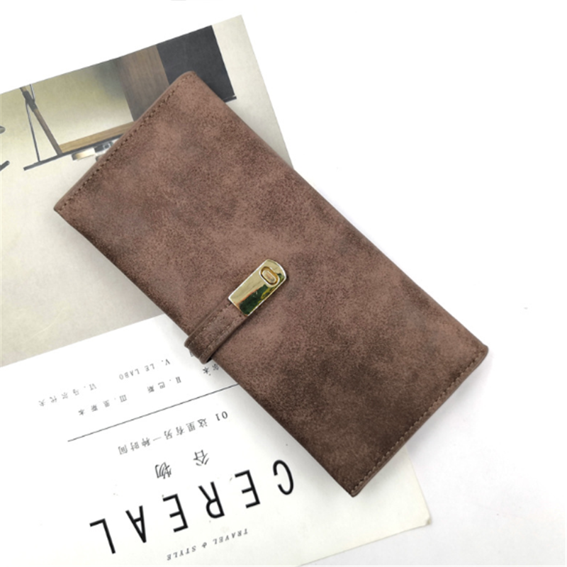 Women's bag wallet long paragraph leather