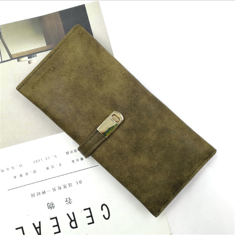 Women's bag wallet long paragraph leather