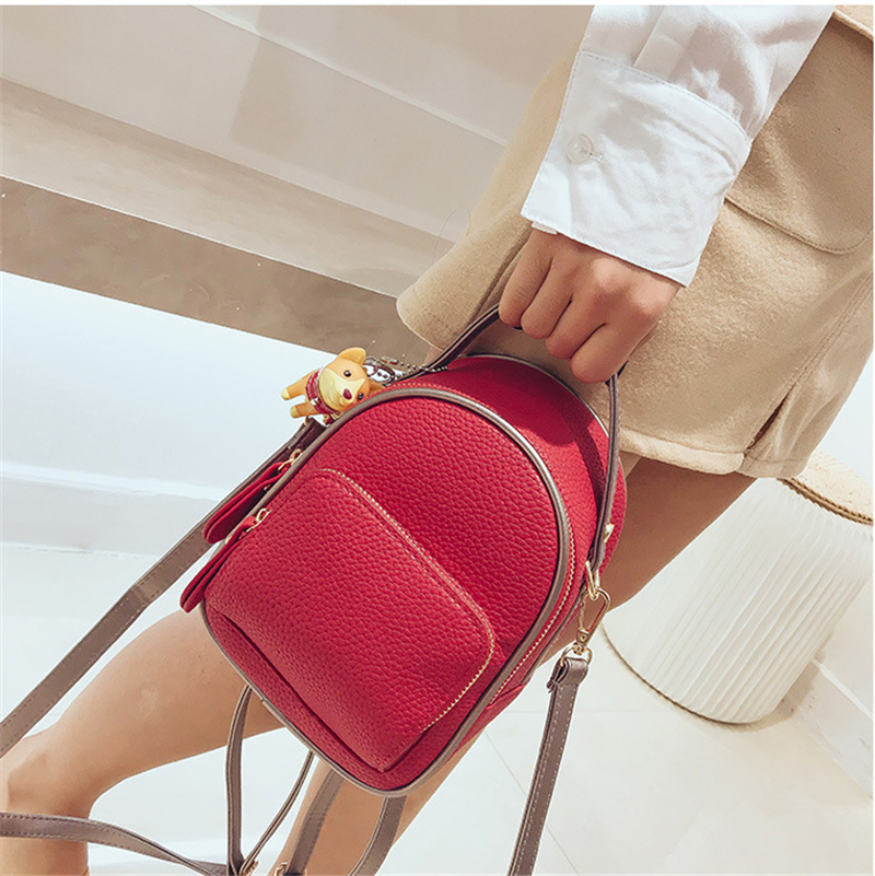 Chic multi-use mini backpack women small backpack casual wild women bag small bag
