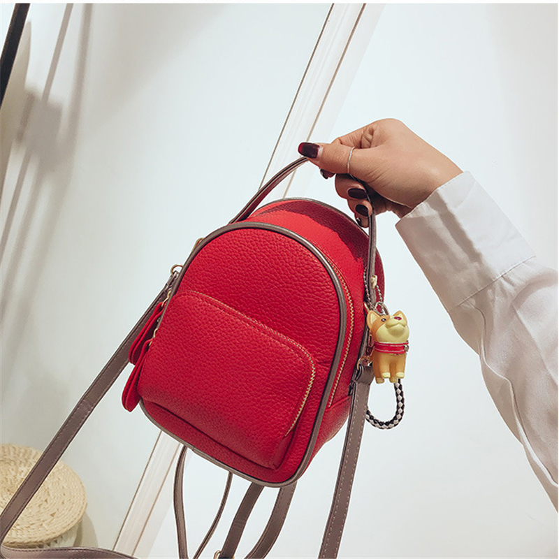 Chic multi-use mini backpack women small backpack casual wild women bag small bag