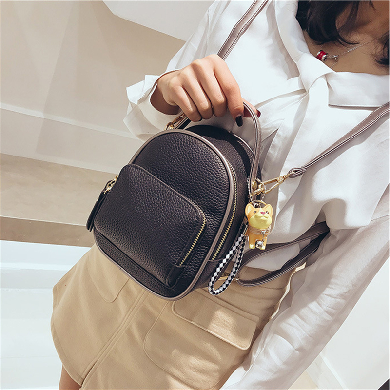 Chic multi-use mini backpack women small backpack casual wild women bag small bag