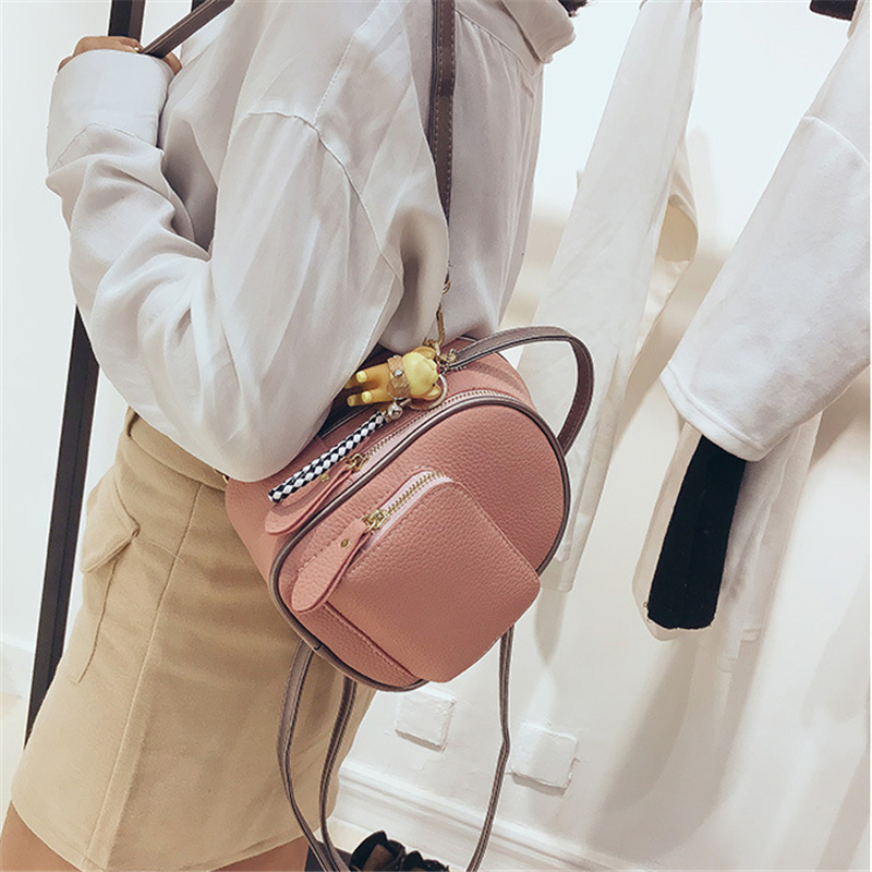 Chic multi-use mini backpack women small backpack casual wild women bag small bag