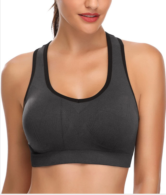 Women's sports bra shockproof beauty back yoga tight bra clothing gather fitness training