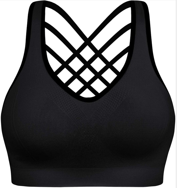 Women's sports bra shockproof beauty back yoga tight bra clothing gather fitness training