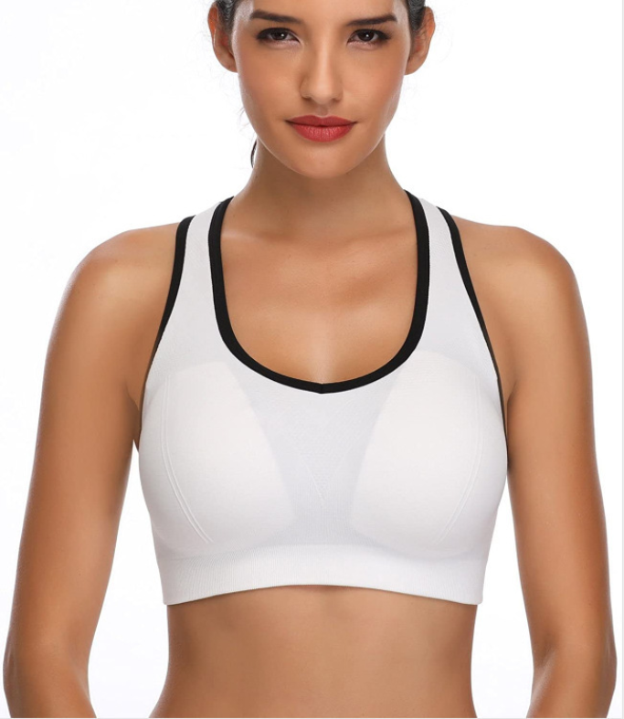 Women's sports bra shockproof beauty back yoga tight bra clothing gather fitness training