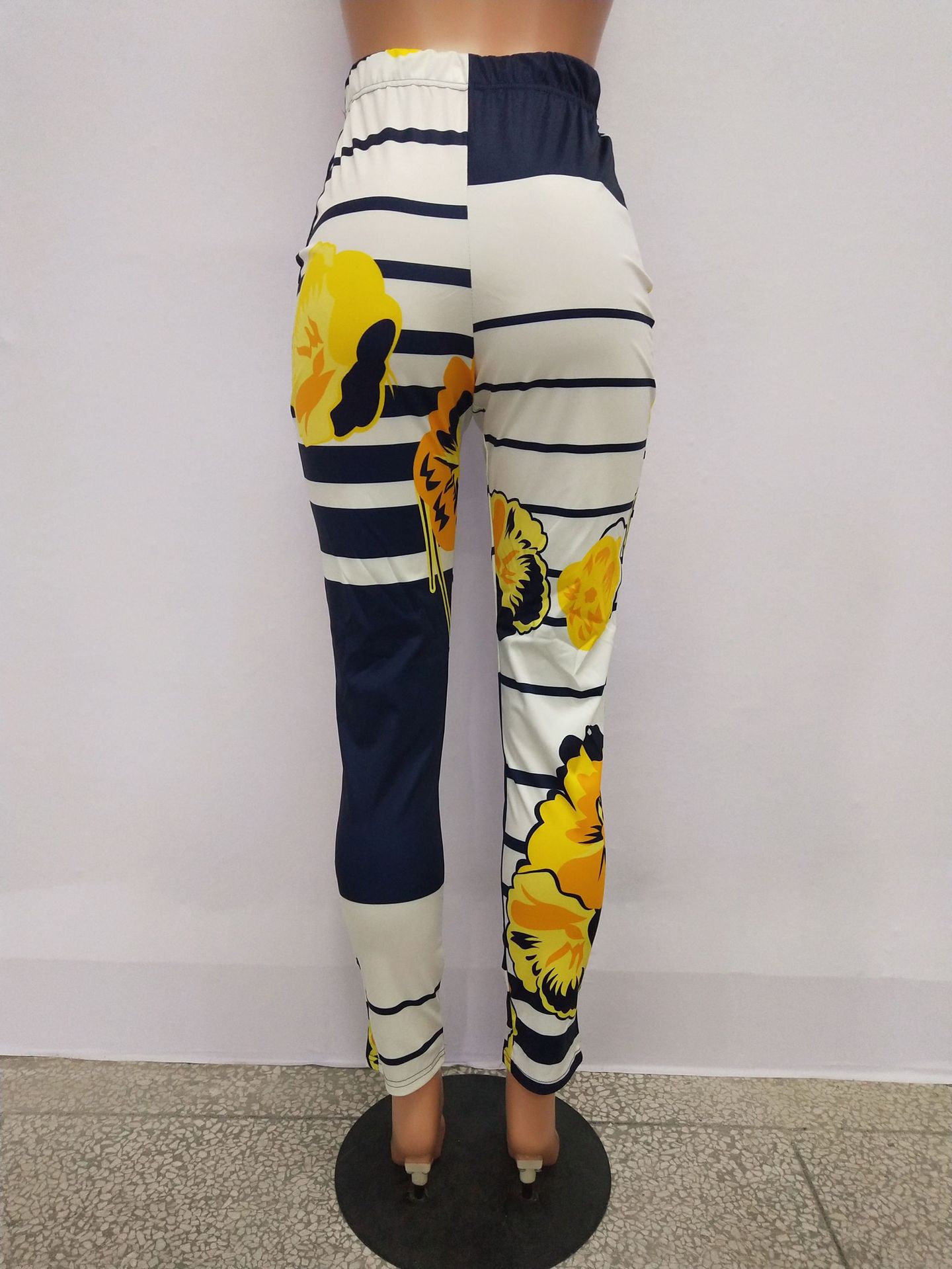 Women Fashion digital ladies printing cloak and bottom pants casual suit sets