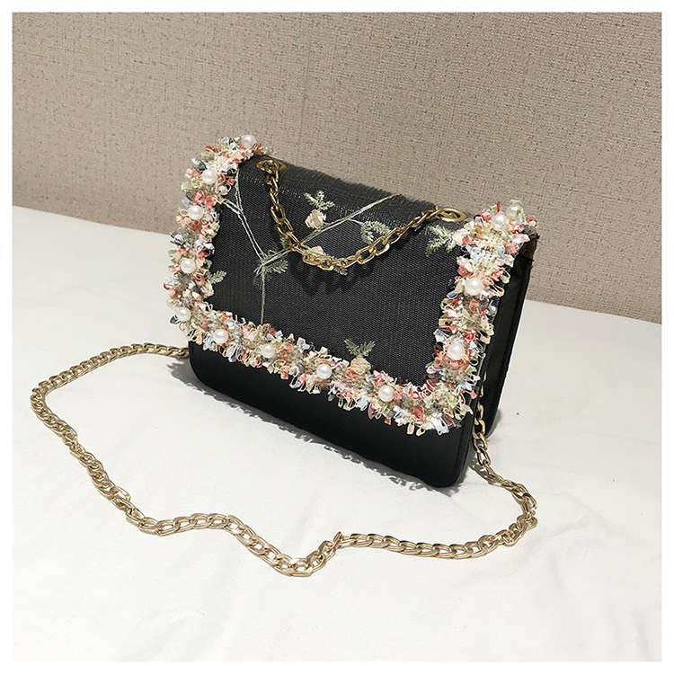 2019 Laides flower new shoulder bag Fashion Women's Handbags Chain bag