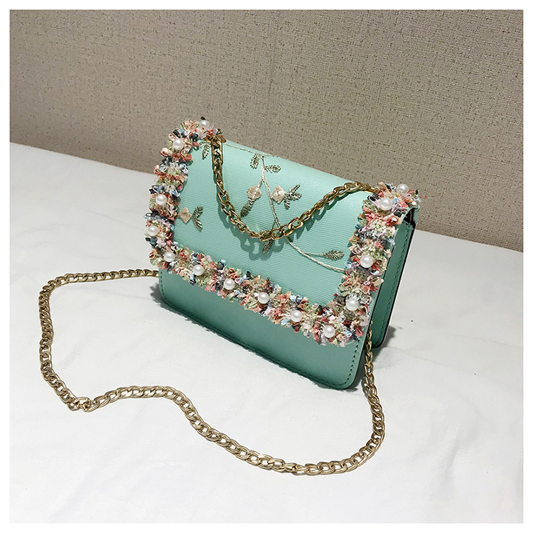 2019 Laides flower new shoulder bag Fashion Women's Handbags Chain bag