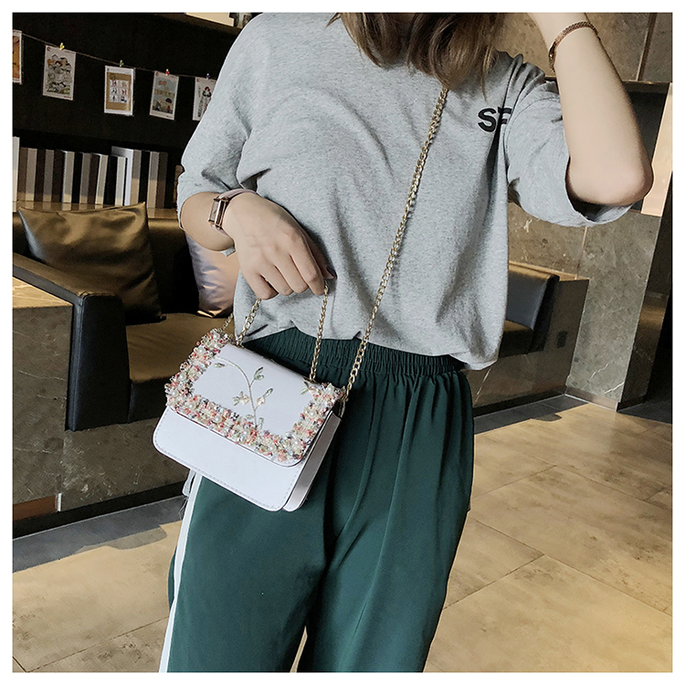 2019 Laides flower new shoulder bag Fashion Women's Handbags Chain bag