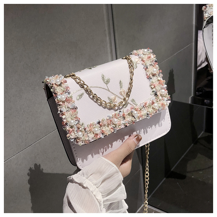 2019 Laides flower new shoulder bag Fashion Women's Handbags Chain bag