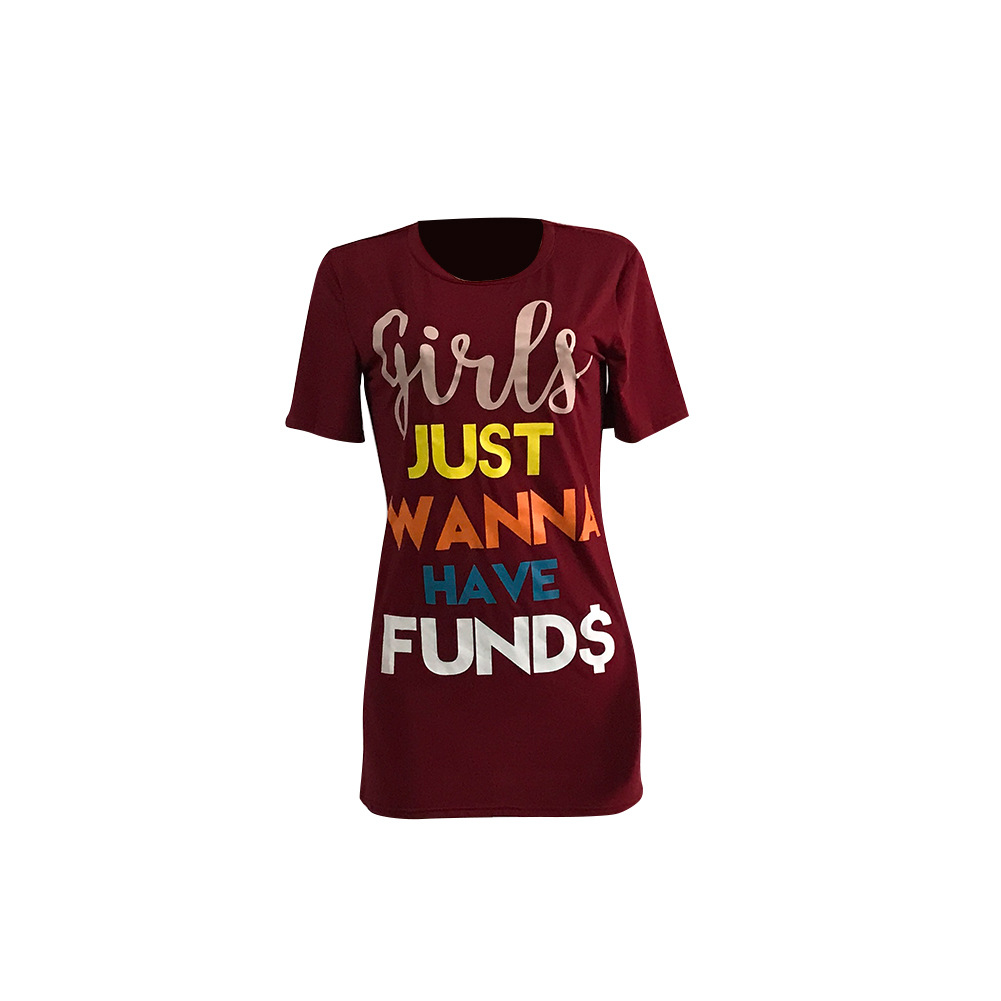 Women Hip hop Letter Printed Ladies Short Sleeve Dress Girls Streetwear Sexy Clubwear Mini Dress