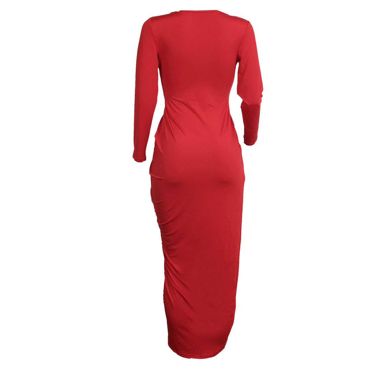 New Fashion Women Sexy V Neck Half Sleeve Bodycon Dresses Ladies