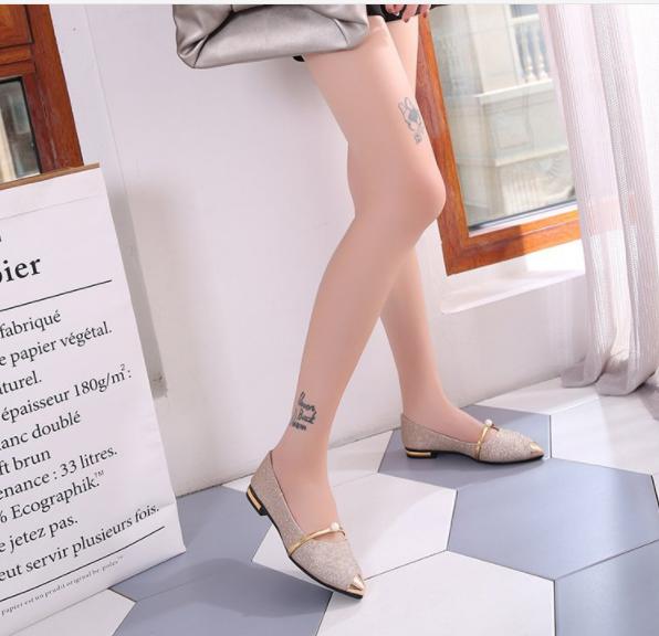 Ladies Flat Shoes Casual Women Shoes Comfortable Pointed Toe Flat Shoes