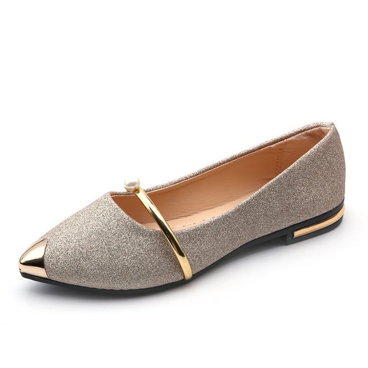Ladies Flat Shoes Casual Women Shoes Comfortable Pointed Toe Flat Shoes