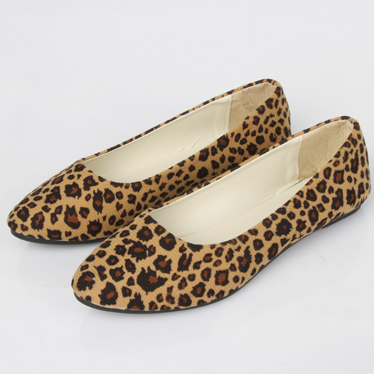 Women Leopard Shoes Lady Flat Shoes