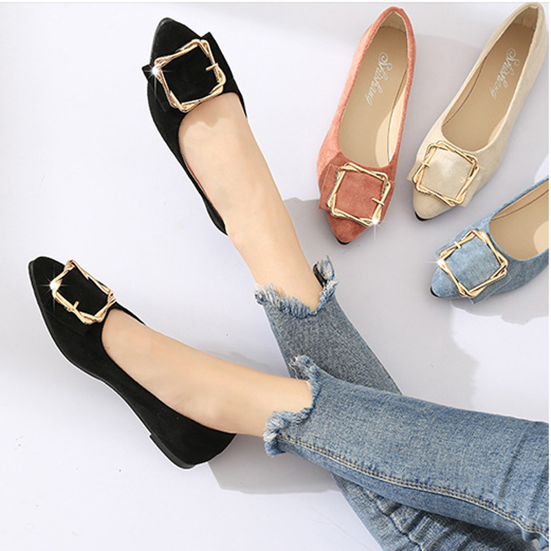 Women Flat Shoes Office Lady Business Shoes