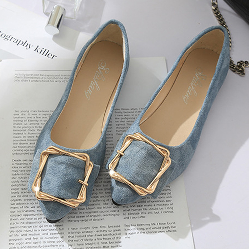 Women Flat Shoes Office Lady Business Shoes