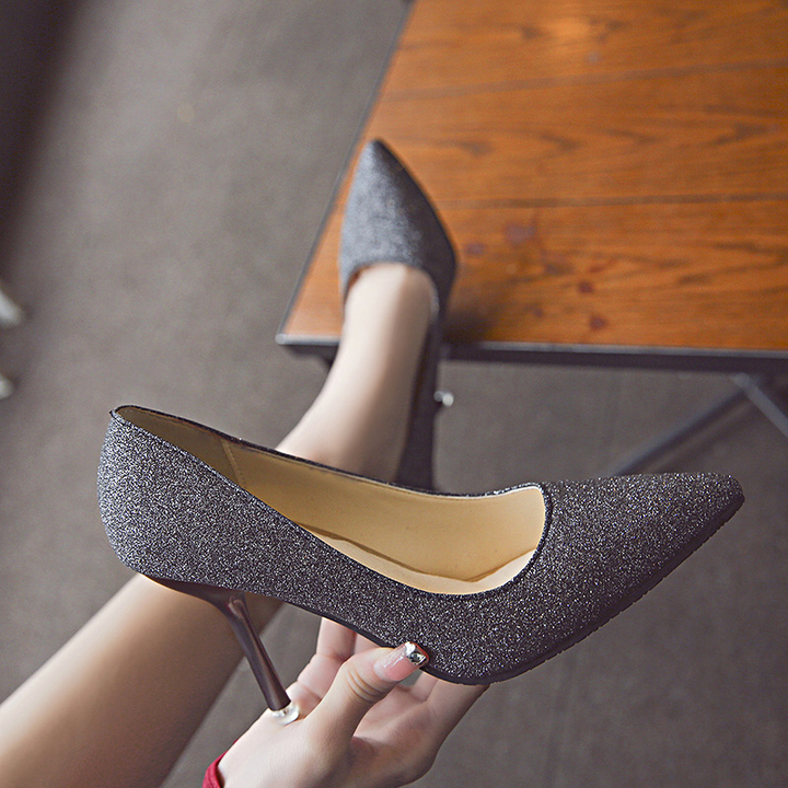 Heeled shoes the new age season 2018 point of fine with high heels shallow mouth single. Lady shoes