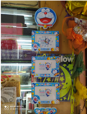 Kids Art Clock &amp; Photo Frame