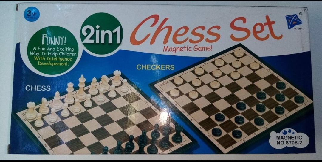 2 in 1 Chess &amp; Cheakers Magnetic