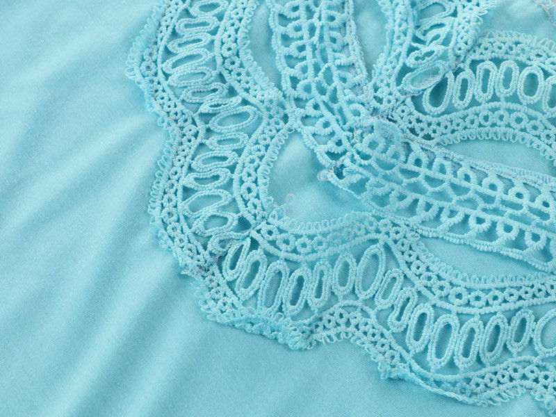 New 2019 Summer Women Tops Sexy Lace Comfortable Cozy Characteristic Boat Neck Ladies Blouses Street