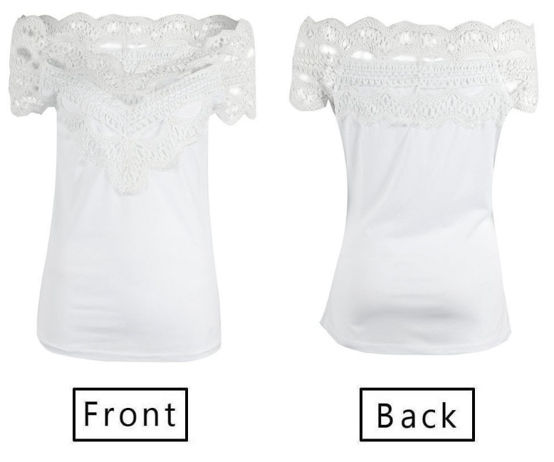 New 2019 Summer Women Tops Sexy Lace Comfortable Cozy Characteristic Boat Neck Ladies Blouses Street