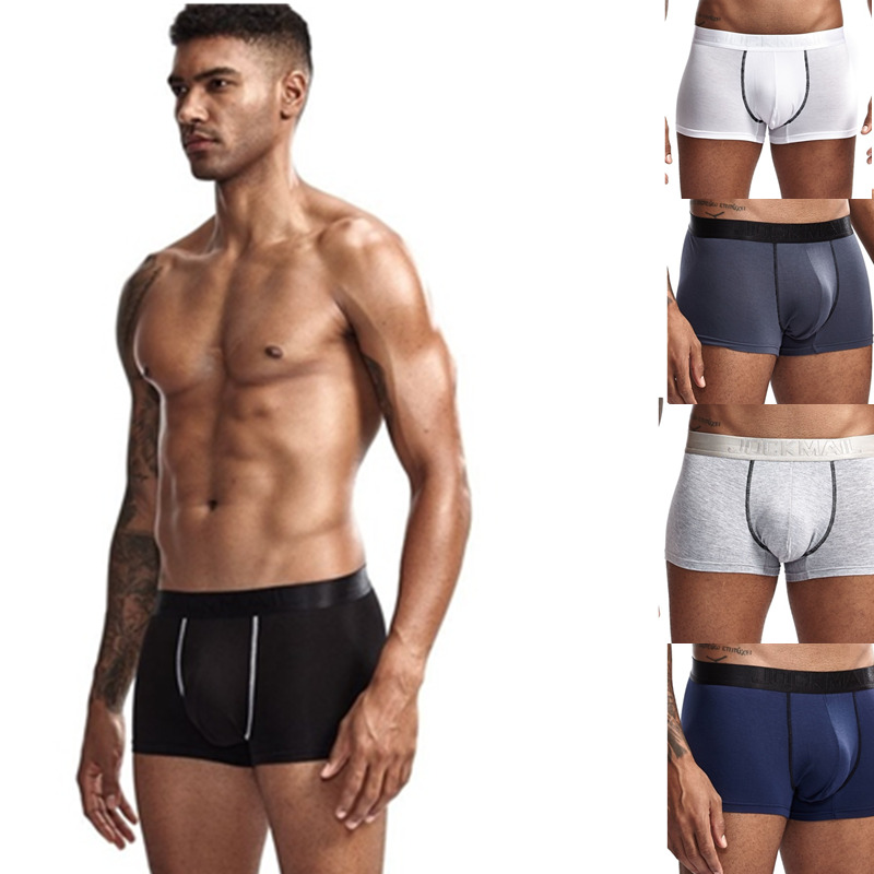 New Strong Mens Boxer Shorts Modal Soft Underwear Micro Separate Pouches Health Care Boxerbriefs