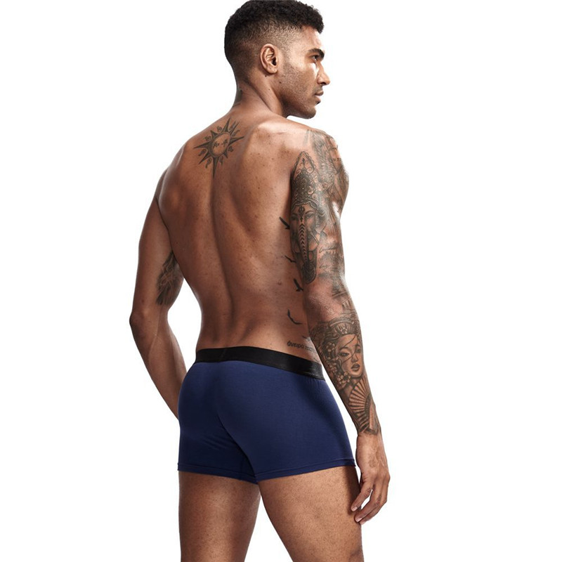 New Strong Mens Boxer Shorts Modal Soft Underwear Micro Separate Pouches Health Care Boxerbriefs