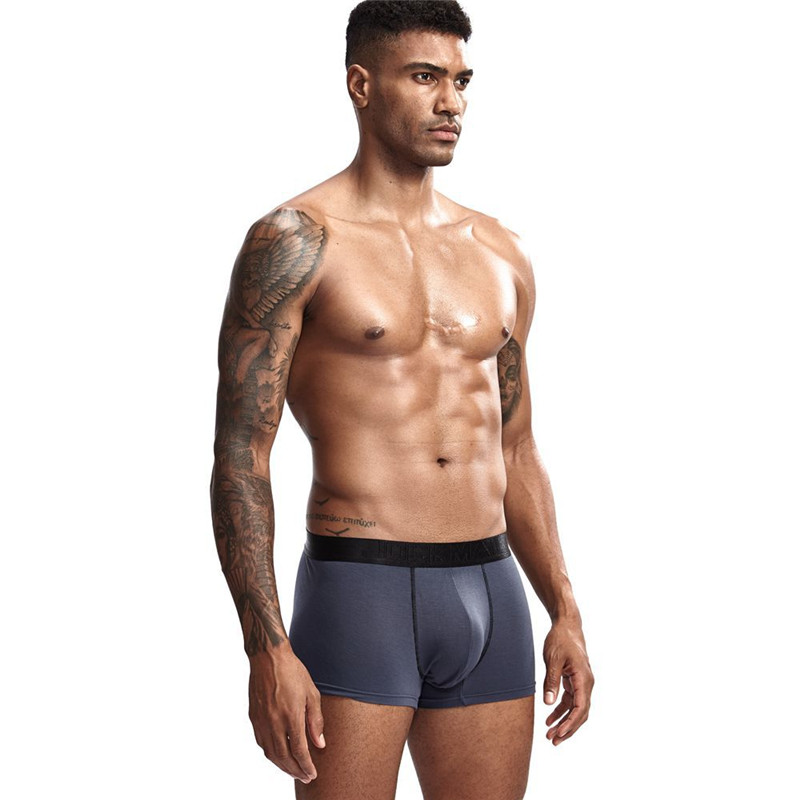 New Strong Mens Boxer Shorts Modal Soft Underwear Micro Separate Pouches Health Care Boxerbriefs