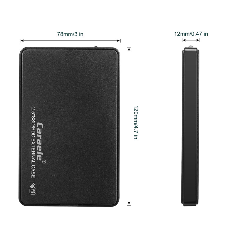 Caraele external portable hard drive 2.5-inch USB3.0 500GB/1TB/2TB full speed Harddisk