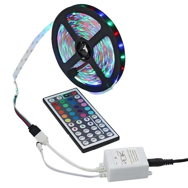Led Strip RGB Color Changing Flexible Led Strip Light Kit  44key IR Remote Controller for Decorative
