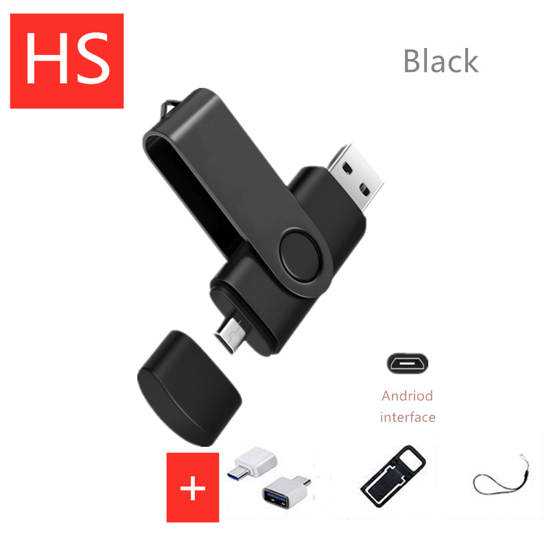 High Speed 2 in 1 USB Flash Drive 64gb 128gb16gb Micro USB Stick 32gb Pendrive usb Flashdisk +Type-C