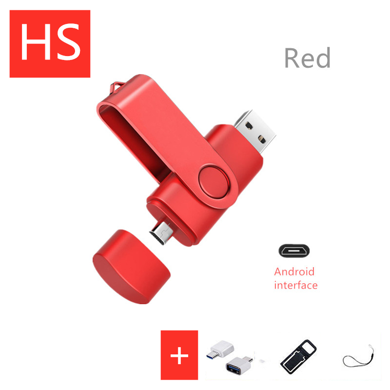 High Speed 2 in 1 USB Flash Drive 64gb 128gb16gb Micro USB Stick 32gb Pendrive usb Flashdisk +Type-C