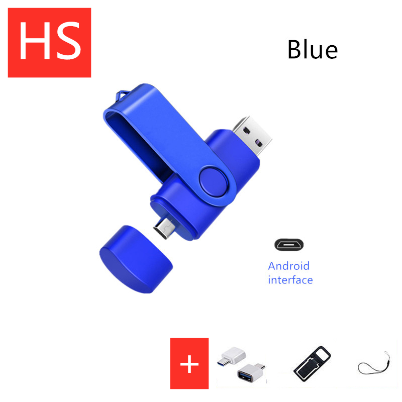 High Speed 2 in 1 USB Flash Drive 64gb 128gb16gb Micro USB Stick 32gb Pendrive usb Flashdisk +Type-C