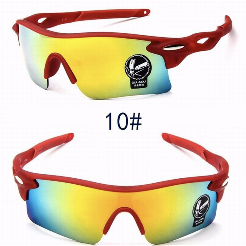 HS New women Outdoor Cycling Glasses Explosion-proof Colorful Windproof Sports Parkour Sunglasses