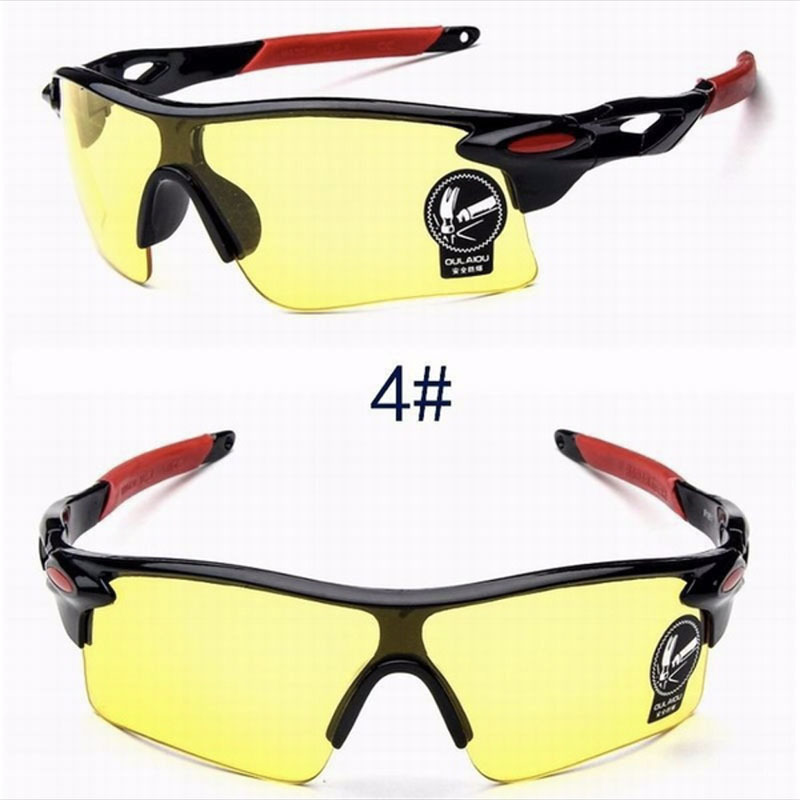 HS New women Outdoor Cycling Glasses Explosion-proof Colorful Windproof Sports Parkour Sunglasses