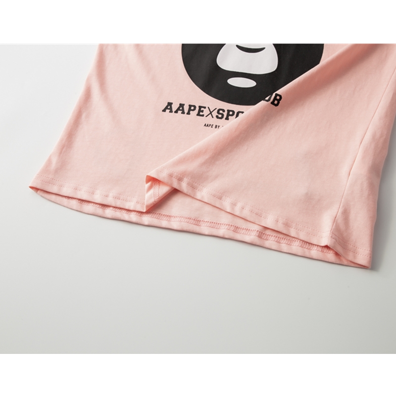 AAPE 2021 New Women Tshirts Women Tops Fashion Tshirts Cotton Tops Cartoon Print T-shirt