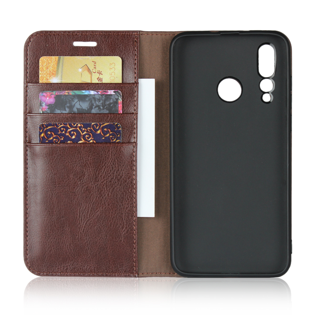 Huawei Nova 4/Huawei Nova 3/ huawei Nova 3i Cover [Card Slot] Shockproof Flip Wallet Protective Case