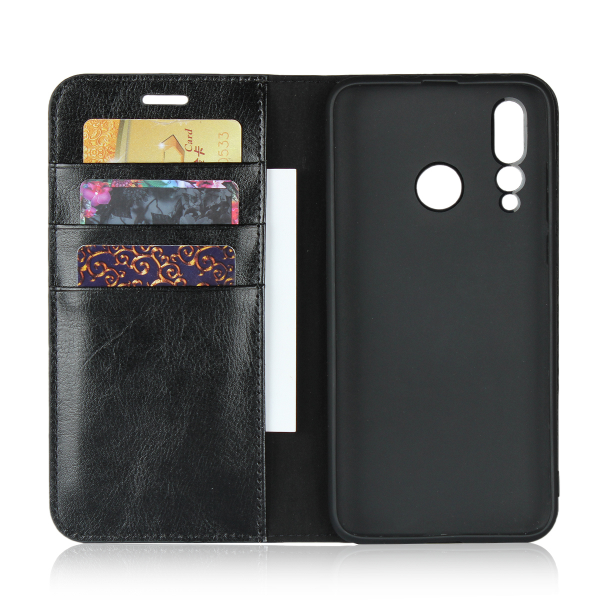 Huawei Nova 4/Huawei Nova 3/ huawei Nova 3i Cover [Card Slot] Shockproof Flip Wallet Protective Case
