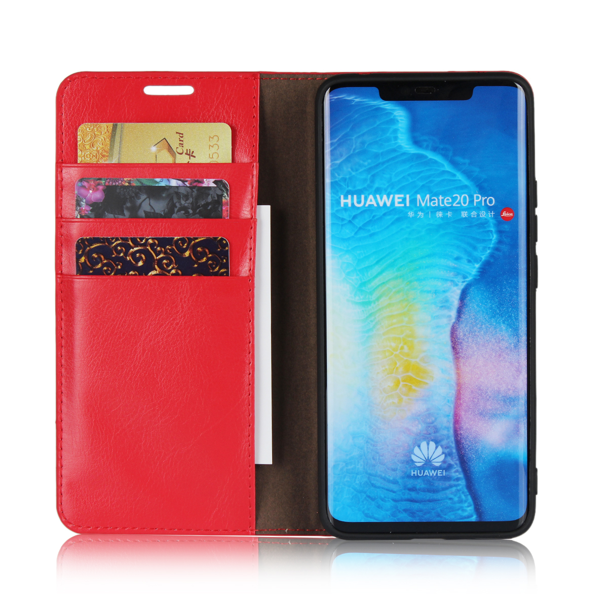 Huawei Mate 20 Pro mate 20 X Cover Shockproof [Card Slot]Protective Flip Wallet Leather Case