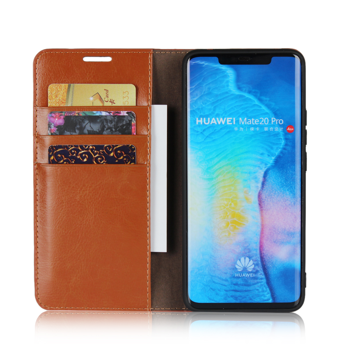 Huawei Mate 20 Pro mate 20 X Cover Shockproof [Card Slot]Protective Flip Wallet Leather Case