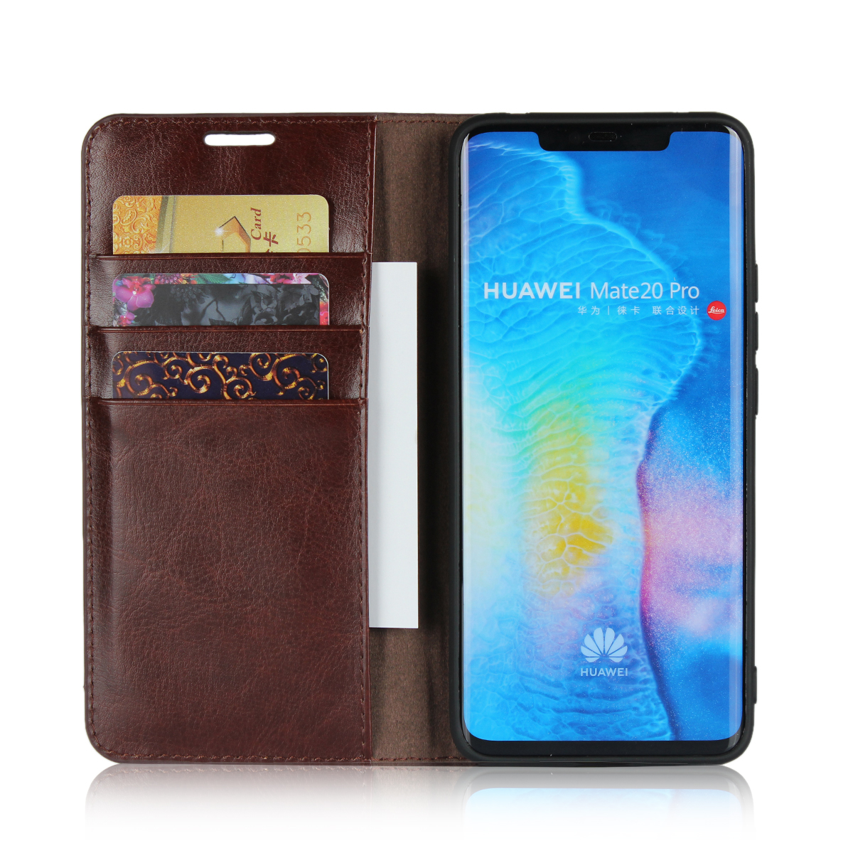 Huawei Mate 20 Pro mate 20 X Cover Shockproof [Card Slot]Protective Flip Wallet Leather Case