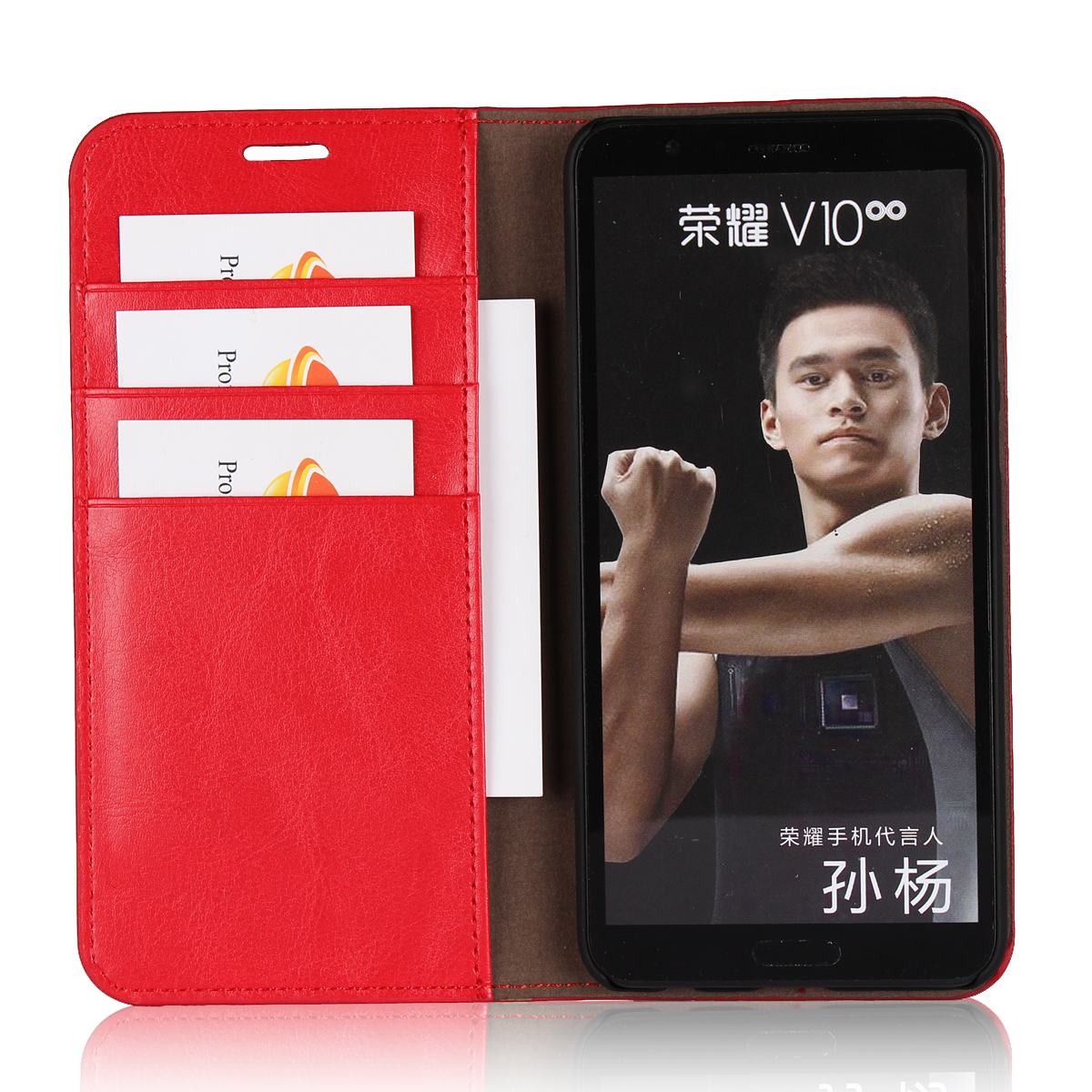 Huawei Honor V10/Honor V9/Honor V8 Cover Shockproof Heavy Duty Protective Flip Wallet Leather Case