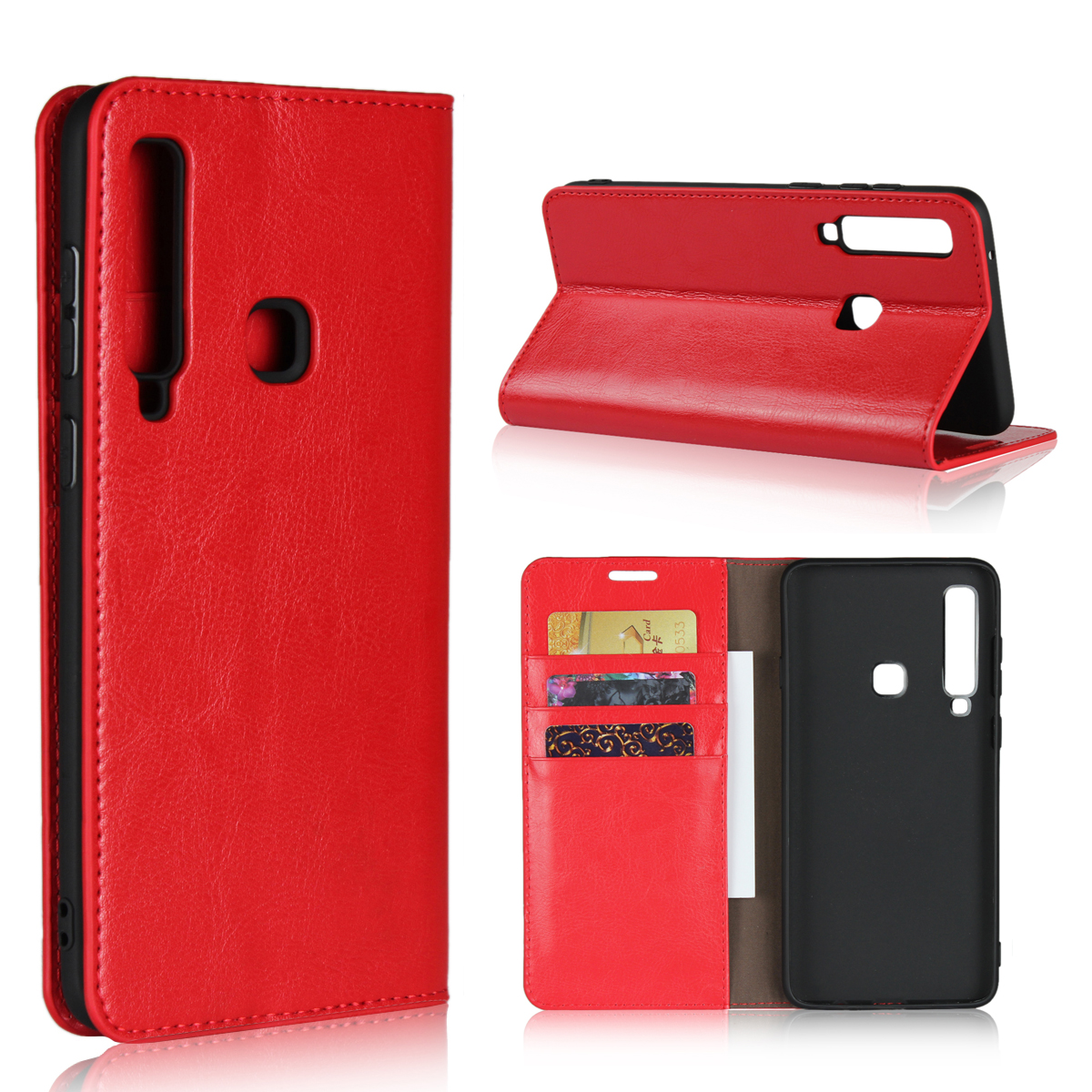 Samsung Galaxy A7 2018 A6 A6+ Galaxy A9 star J6 2018 A8 2018 Cover Flip Wallet Protective Case