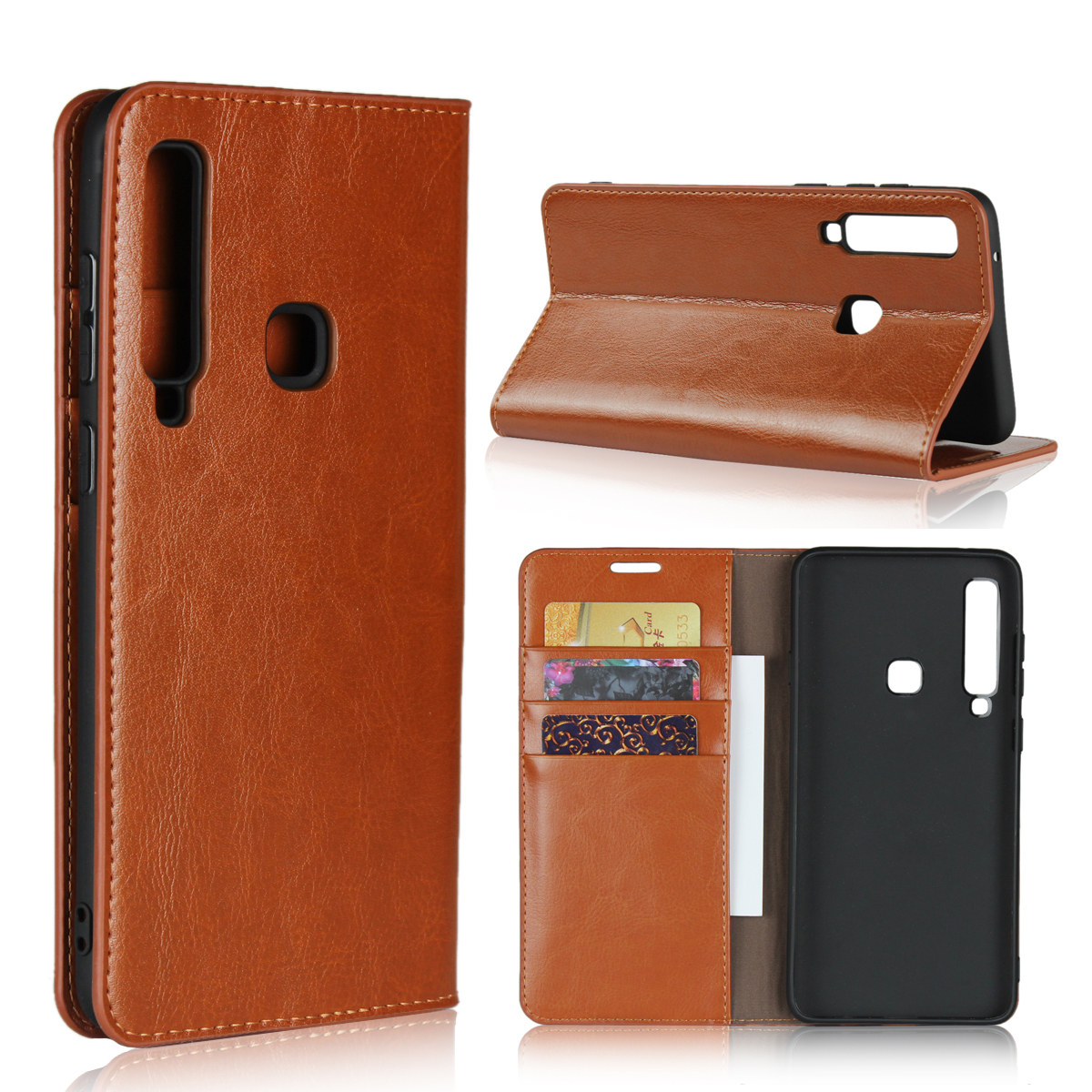 Samsung Galaxy A7 2018 A6 A6+ Galaxy A9 star J6 2018 A8 2018 Cover Flip Wallet Protective Case
