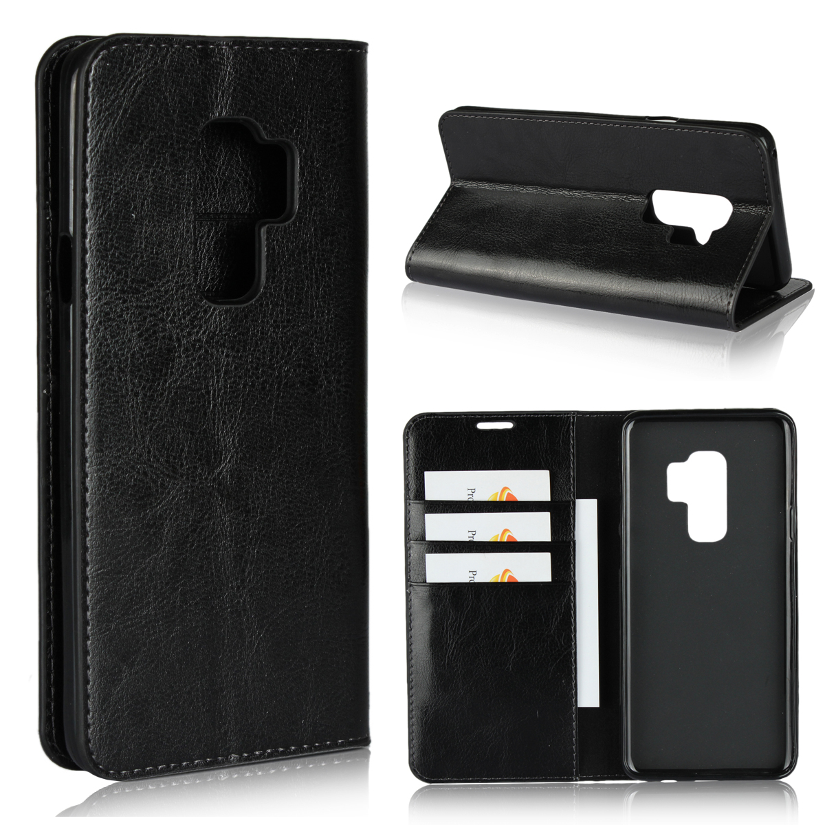 Samsung Galaxy S8 Plus S9 Plus S10 Plus S10e J4 Plus J6 Plus Cover with Flip Wallet Protective Case