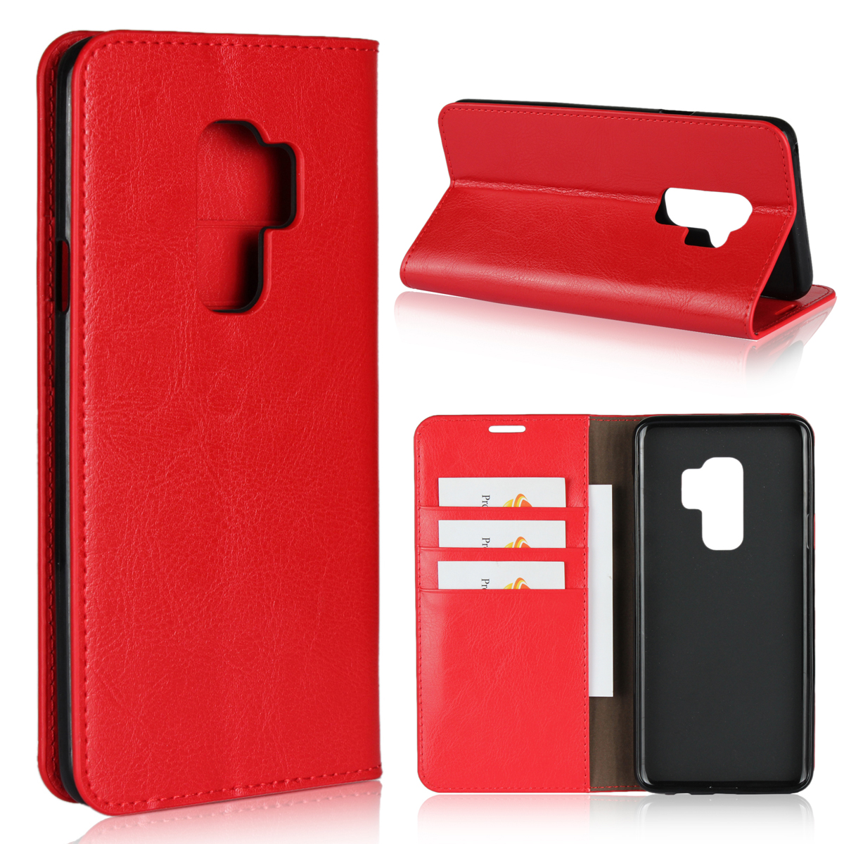 Samsung Galaxy S8 Plus S9 Plus S10 Plus S10e J4 Plus J6 Plus Cover with Flip Wallet Protective Case
