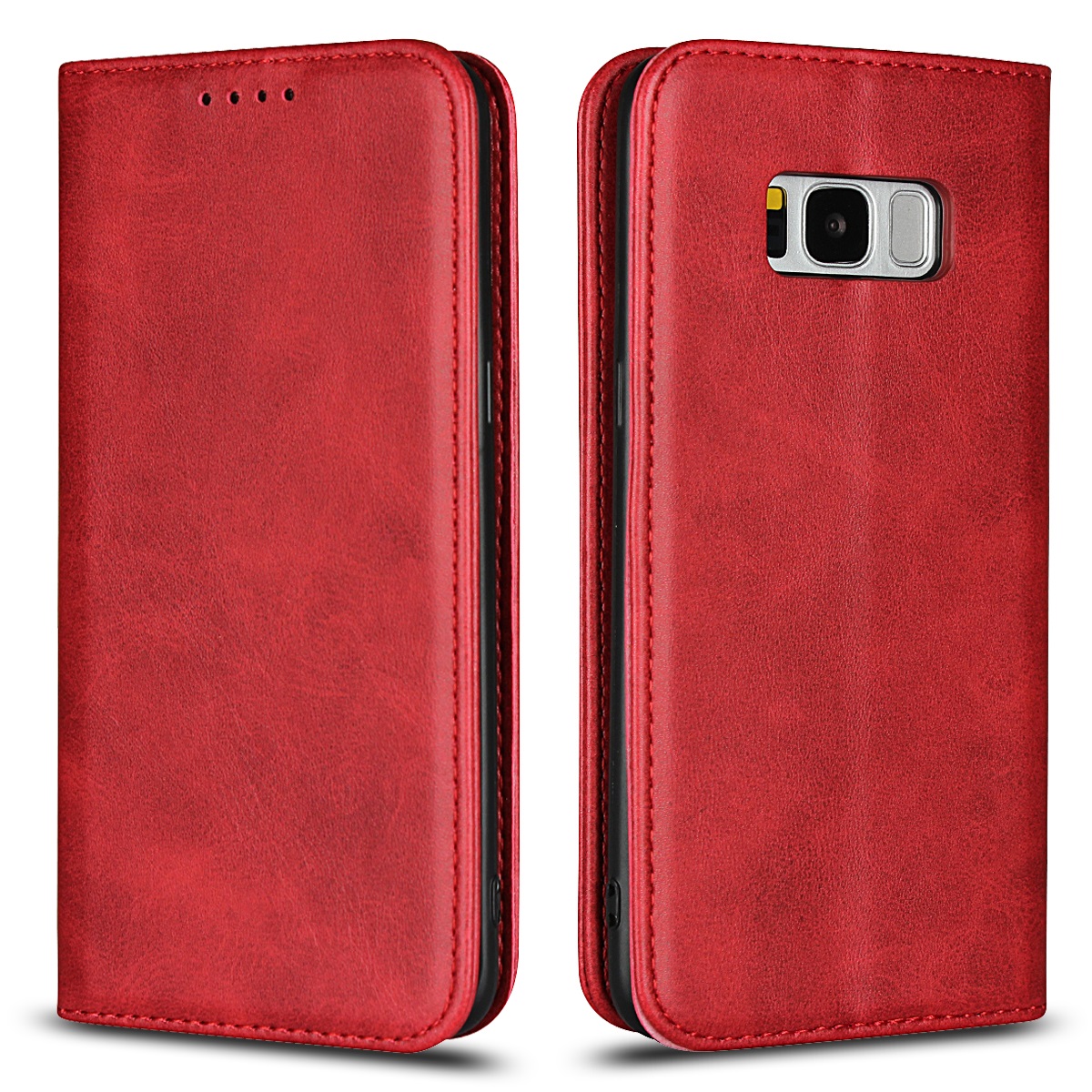 Samsung Galaxy S8/A9/NOTE9/NOTE8/A8/S9 Plus Magnetic flip wallet shockproof protective leather case