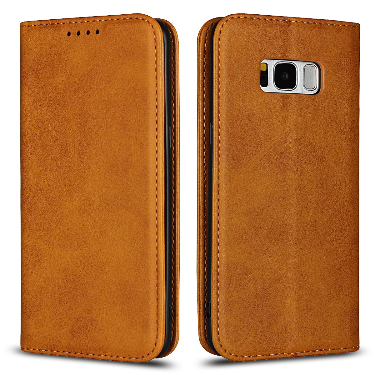 Samsung Galaxy S8/A9/NOTE9/NOTE8/A8/S9 Plus Magnetic flip wallet shockproof protective leather case