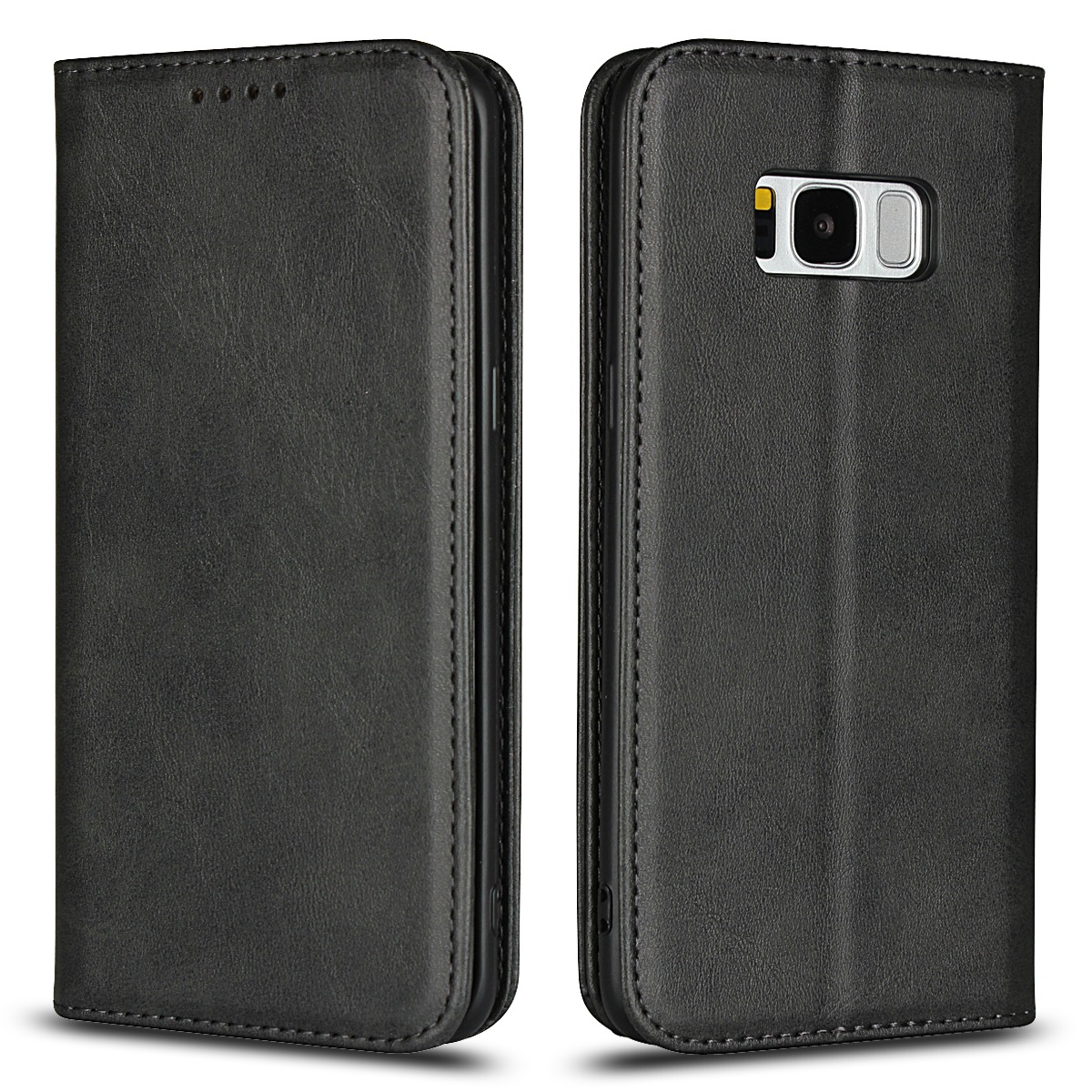 Samsung Galaxy S8/A9/NOTE9/NOTE8/A8/S9 Plus Magnetic flip wallet shockproof protective leather case